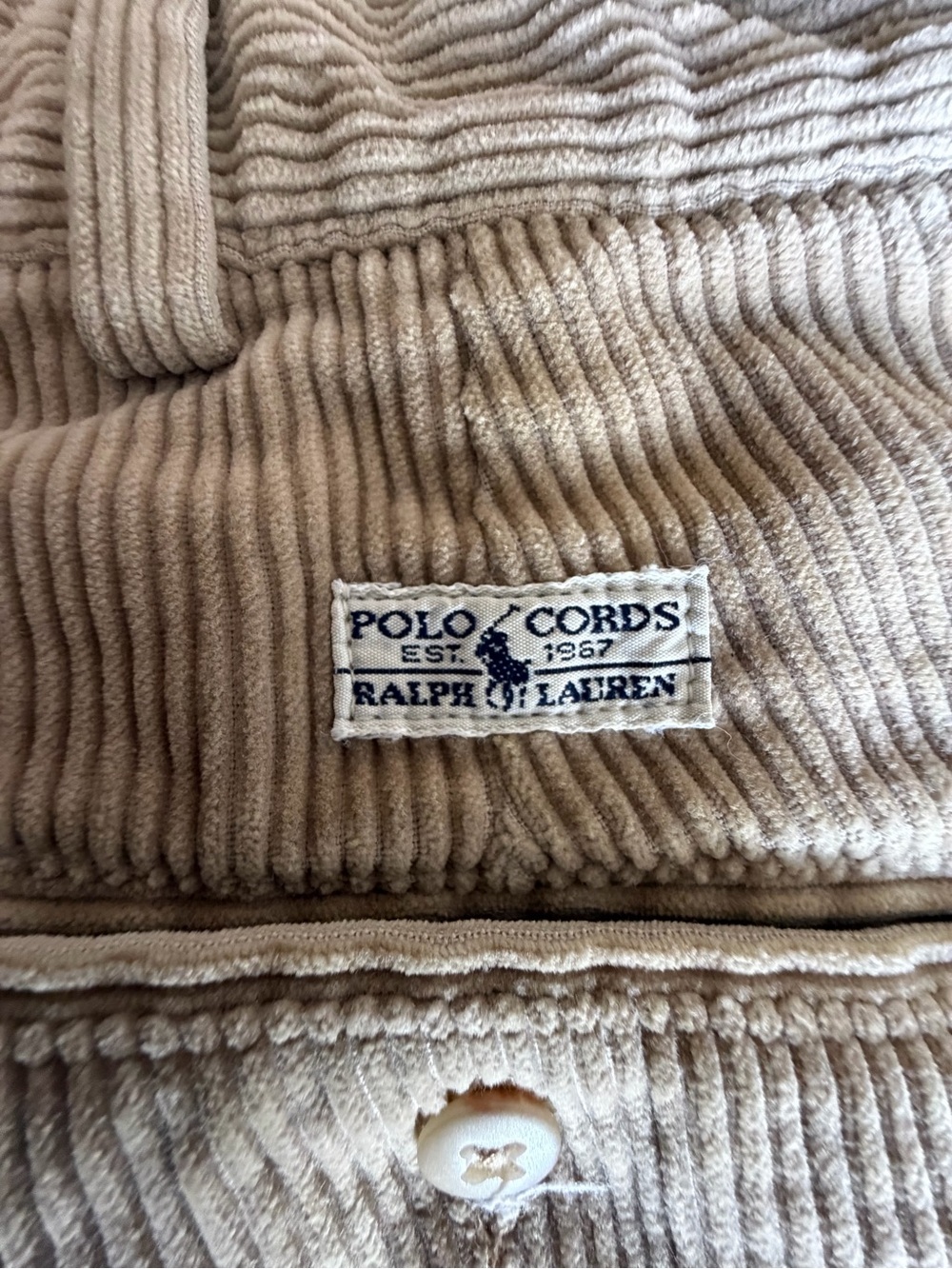 Vintage Ralph Lauren Polo Tan Men’s Corduroy Pants - W40